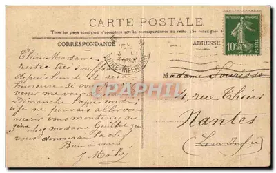 Le Creux de l'Enfer — Thiers (P.-de-D.) — Wyd. Grandella - Paryż, n° 260 — Rewers