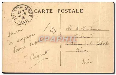 Carqueiranne - A Ense das Salettes — Fyge, n°21 — Verso
