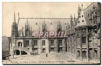 Rouen — O Palácio da Justiça, Lado da Sala dos Passos Perdidos — ND Phot.