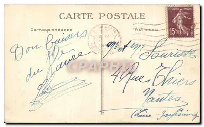 Le Havre — Place Gambetta e Bassin du Commerce — B.D. editor, n°112 — Verso