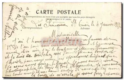 PARIS — O Ponte Alexandre III. — Editora não identificável, número de série não visível — Verso