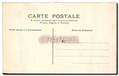 Igreja fortificada de ESNANDES (Charente-Infré) — Monumento histórico — G. N. Pap. J. Prévost, editor, Saintes — Verso