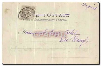 Versailles - Porta do Hospital Militar - Rue Gambetta — A. BOUTOUIER Éditeur, Versailles — Verso