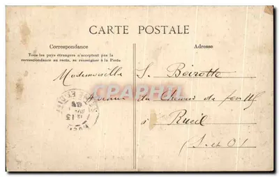 POISSY — Wejście do klasztoru — Wydawnictwo H. R. — Rewers