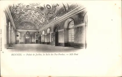 Rennes — Palais de Justice, la Salle des Pas-Perdus — Mary-Roussellière, Rennes