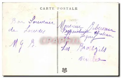 Pyrénées — LOURDES — Bazylika i twierdza — Rewers