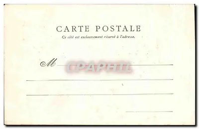Bilhete postal antigo Montaigu Jardim de Lignières — Verso