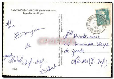 Plaża Saint-Michel-Chef-Chef — Zbiór Plaży — Greff — Rewers