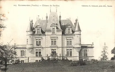 Rocheservière (Vendée) — Castelo do Pavillon — Coleção R. Guénault, fot.-edit., Nautes