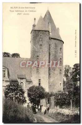 Blain (Loire-Inférieure) — Vista interior da Torre do Castelo (século XIV) — Hélisophe Dugau, Nantes, n° 202