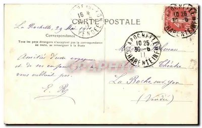 La Rochelle - La Genette - Katedra - L. C. - nr 861 — Rewers