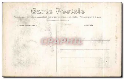 A Sarthe — O Pai Quérû ao retornar da Assemblée — Foto Artista J. Bouveret, Le Mans — Verso