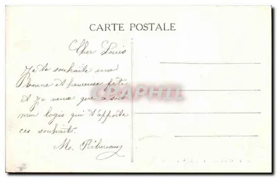 Lussant — Castelo de Beauroux — Editor: Ch. Giraudon — Verso