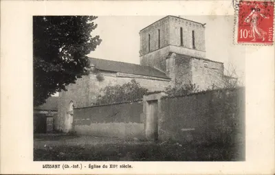 Lussant (Ch.-Inf.) - Igreja do século XII.