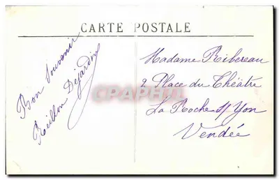 Barbaste — Wieża Młyna Henryka IV (Lot-et-Garonne) — Cliché Abbé Étienne — Rewers