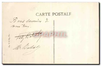 Vichy — Park — Stary Pałac Napoleona III — V.D. wydawca nr 2804 — Rewers