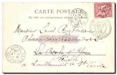 Igreja de São Vicente — Bagnères-de-Bigorre — Livraria Péré, n° 10821 — Verso