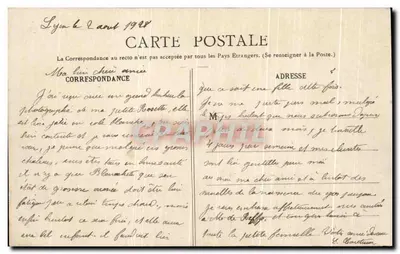 Dauphiné - Sassenage - O Pequeno Castelo Feudal — Cliché A. V., Coleção L. P., Grenoble — Verso