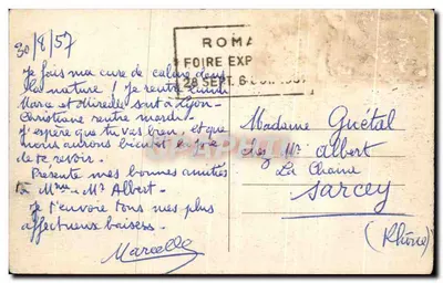 SAINT-CLAIR-sur-GALAURE (Isère) — Ogólny widok — Raymond, fotograf i wydawca — Rewers