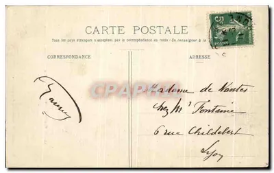 Clermont-Ferrand — Fonte Jacques-d'Amboise — Lib. Bougé-Béal, 21 Rue de l’Ecu — Verso