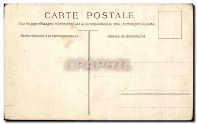 Grenoble — Le Square des Postes — Éditeur G. Courtin, Grenoble, n°14 — Verso