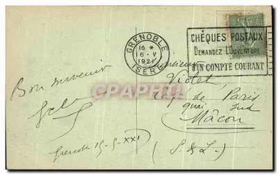 Grenoble — Plac Victor-Hugo i Forty - E.R. — Rewers