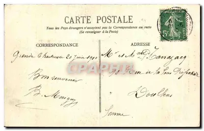 Dauphiné - La caída del Guiers y la entrada del Desierto - Ruta hacia la Estación Chartreuse - E.R. - n°1041 — Reverso