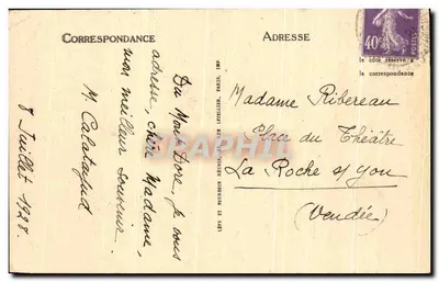 Le Mont-Dore — Ujęcie termalne — Duży schodzie — Darnis, n°128 — Rewers