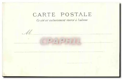 A Ponta Saint-Mathieu — farol e ruínas — Villars, edição Quimper, n° 103 — Verso