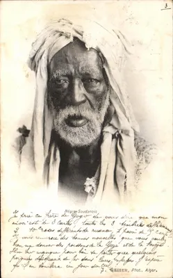 Negro Sudanês — retrato — J. GEISER, Fot. Alger, n°3