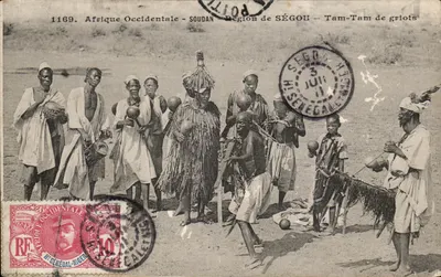 África Ocidental - Sudoão - Região de SÉGOU -- Tam-Tam de griots