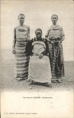 Mulheres do CONGO - Brazzaville — V. B., editor, Congo francês