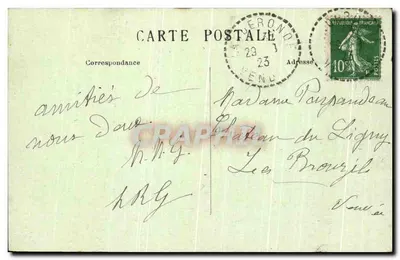 Landeronde (Vendée) — Katedra — Wydawnictwo Jehly-Poupin, Mortagne — Rewers