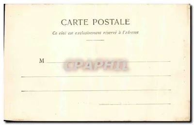 Réaumur — Castelo da Alta Corte — Edição A. Robin, Fontenay-le-Comte — Verso