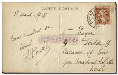 Arredores de Cherbourg - QUERQUEVILLE - Vista sobre Equeurdreville — A. Becquemin — Verso