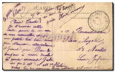 Saumur — Caisse d'Epargne — uitgever Peint Vitre, n°5 — Achterkant