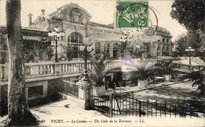 Vichy — O Casino — Um Canto da Terrasse — LL. — n°19