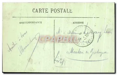 Vichy — O Casino à noite durante o Concerto — LL. — N° 160 — Verso