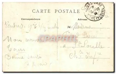 Church of Saint-Ausone — Angoulême — E. Constantin, publisher, no. 68 — Back