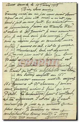 Troyes (Aube) - Panorama N.-E. z widokiem na Cirque, Marché Couvert, Katedrę, Katedrę, Magazyny Zjednoczone, Katedrę i Prefekturę — Rewers