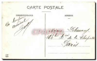 Foix — Widok na rzekę Ariège i drogę do Tarascon — HISTOTYPE LASGOONE FRÈRES, VOULGÉT — Rewers