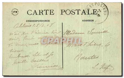 Dormans (Marne) — Vista geral — editor IPM, Baroult (França) — Verso