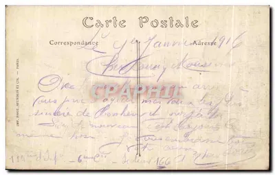 Frévent — Cercamp, Coluna de Diana — Imp. Lib. A. Doyen, Frévent — Verso