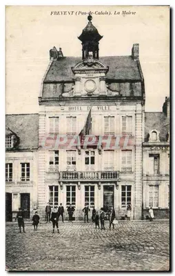 Frevent (Pas-de-Calais). A Mairie — Hôtel de Ville — Edição Sarazin-Illevent
