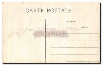 Frevent (Pas-de-Calais). A Mairie — Hôtel de Ville — Edição Sarazin-Illevent — Verso