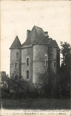 Castelo de Bours — Environs de Saint-Pol (P. de-C.) — Imp. de L'Abeille de la Ternoise
