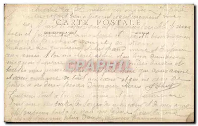 St-POL-sur-TERNOISE (P.-de-Ci.) — O Colégio Comunal — Editor Haret, Paris 202 — Verso