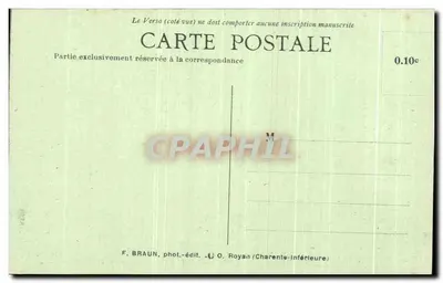 Le Douhet — La Chiesa, epoca romana — F. Braun, fot.-edit. O. Royan — Verso