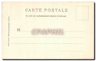 Chambéry - Portal da Igreja das Carmelitas — convento fundado em 1631 pela princesa de Tingry duquesa de Ventadour, demolido em 1861 — Livraria A. Perrin, Chambéry — Verso