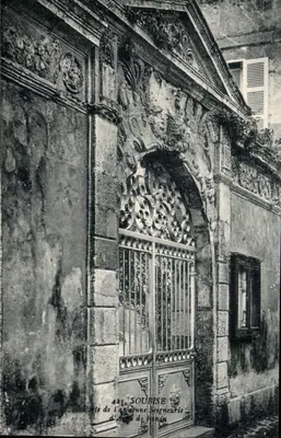 Porta da Abadia de Soubise — Soubise — Edição artística H. Bergéot, La Rochelle